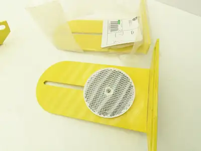 Allen Bradley 60-2718  2x8" Conveyor Sensor Reflector Bracket Yellow  Lot of 14