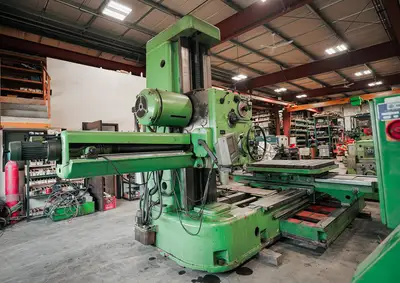 TOS W100 Boring Mill (50 Taper)
