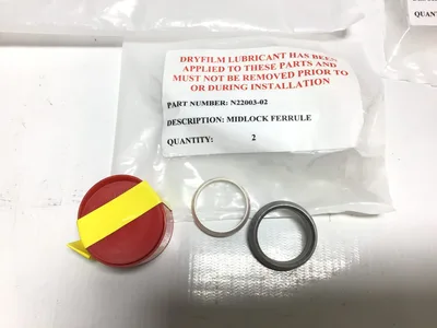 Mirion PN: N12007-02/N22003-02/N32000-03 Kit Ferrule /Midlock Ferrule & Cap