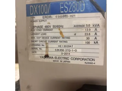 USED 2014 YASKAWA MOTOMAN ES280D