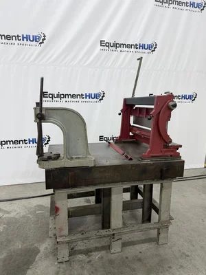 Used CENTRAL MACHINERY 30" SHEAR, PRESS BRAKE AND SLIP ROLL (ITEM 5907) Combo 3-in-1 Sheet Metal Machines Georgia US | The Equipment Hub #1323236
