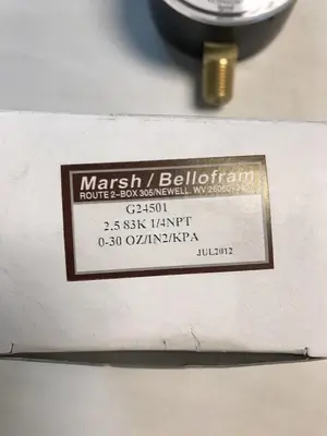 Used MARSH BELLOWFRAM G24501 Universal Pressure Meters Ohio US | Surplus Asset Holdings #1236213