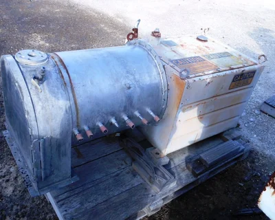 Baker-Perkins S-10 pusher centrifuge, 316L SS.