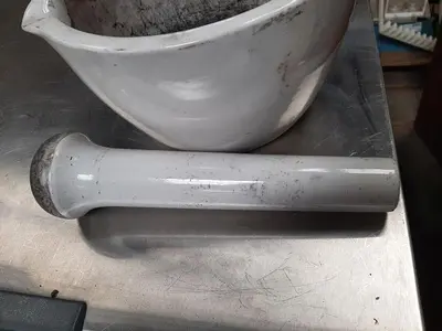 USED COORS TEK MORTAR 60328 & PESTLE 60329