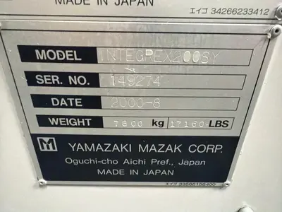 2000 MAZAK INTEGREX 200SY CNC Lathes | Machinery Network (11)