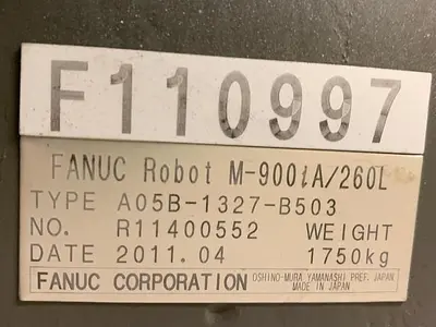 Used 2011 FANUC M900IA/260L 6 AXIS CNC ROBOT WITH R30IA CONTROLLER Robots | Harbor Machinery Inc. #1283310