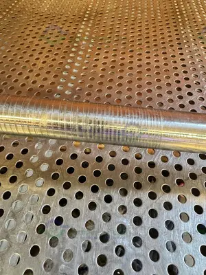 Used 56" STAINLESS STEEL MIXING SHAFT  1" DIAMETER W/  6" IMPELLER Agitator Shaft California US | Equipment Lab #1415115
