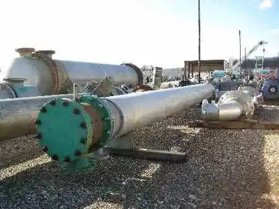 561 sq ft southern heat exchanger (she) stainless steel shell & tube heat exchanger