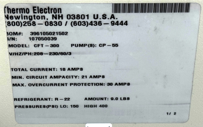 Sharples AS-26NFP biotech Super centrifuge, 316SS.