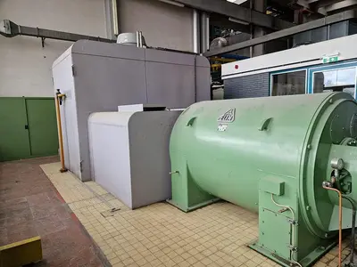 USED 1964 ELIN KR 25 STEAM TURBINE AND BOILER