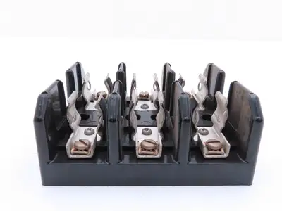 Bussmann J60030 11218 Fuse Block Panel Mount Class J 3 Pole 30A 600V Lot of 9