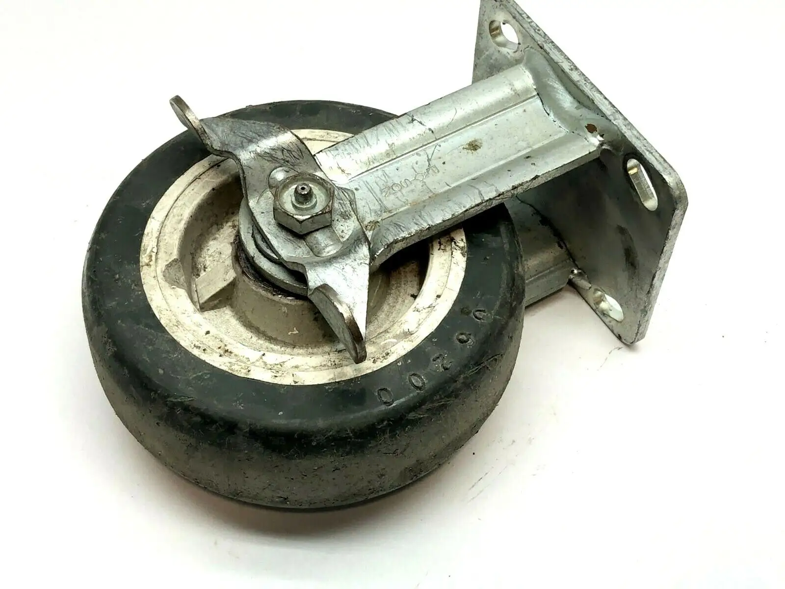 201-6UK-WK | Payson  Rigid Wheel Caster 6"x2" w/ Brake - Used