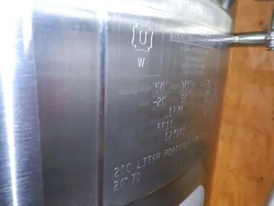 USED 2006 STAINLESS TECHNOLOGY 50 GALLON