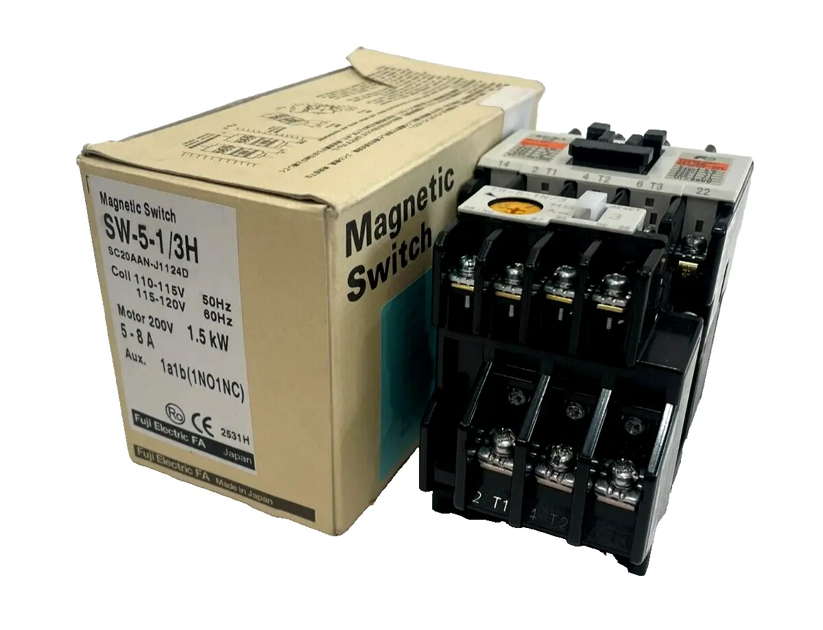 NEW FUJI ELECTRIC SW-5-1/3H MAGNETIC SWITCH SW513H