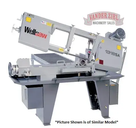 New | in-Stock WELLSAW 1338-SA Horizontal Band Saws Michigan US | Vander Ziel Machinery Sales #482426