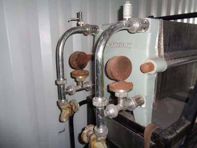 British filter filter Press 390 mm Square 36 plates