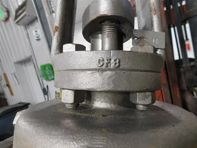 6" Aloyco Stainless Steel Gate Valve Class 150 CF8M Rising Stem Used
