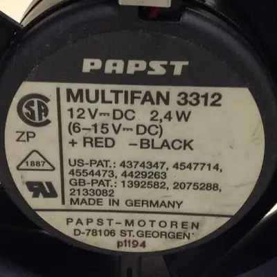 USED PAPST 3312
