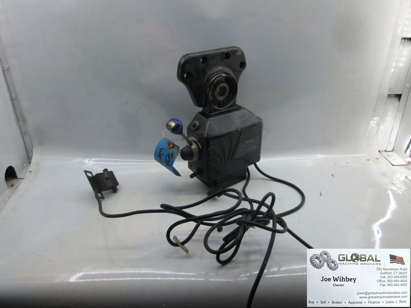 Rotogrip AL-300S Power Table Feed 0-140RPM - 4:1 Gear Ratio