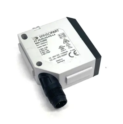 New | in-Stock Sensopart Laser Photoelectric Diffuse Sensor, Class 1, Background Suppress. Photoelectric Sensors Michigan US | Maverick Industrial Sales #1419221