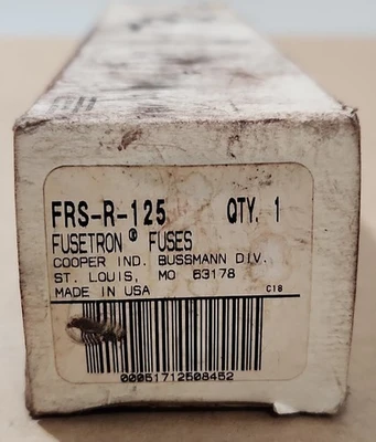 NEW Bussmann FRSR125