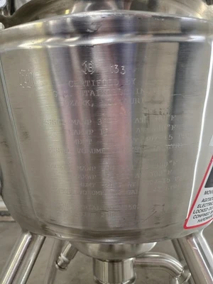 DCI Jacketed Stainless Steel Portable Vessel Tank Fermentation