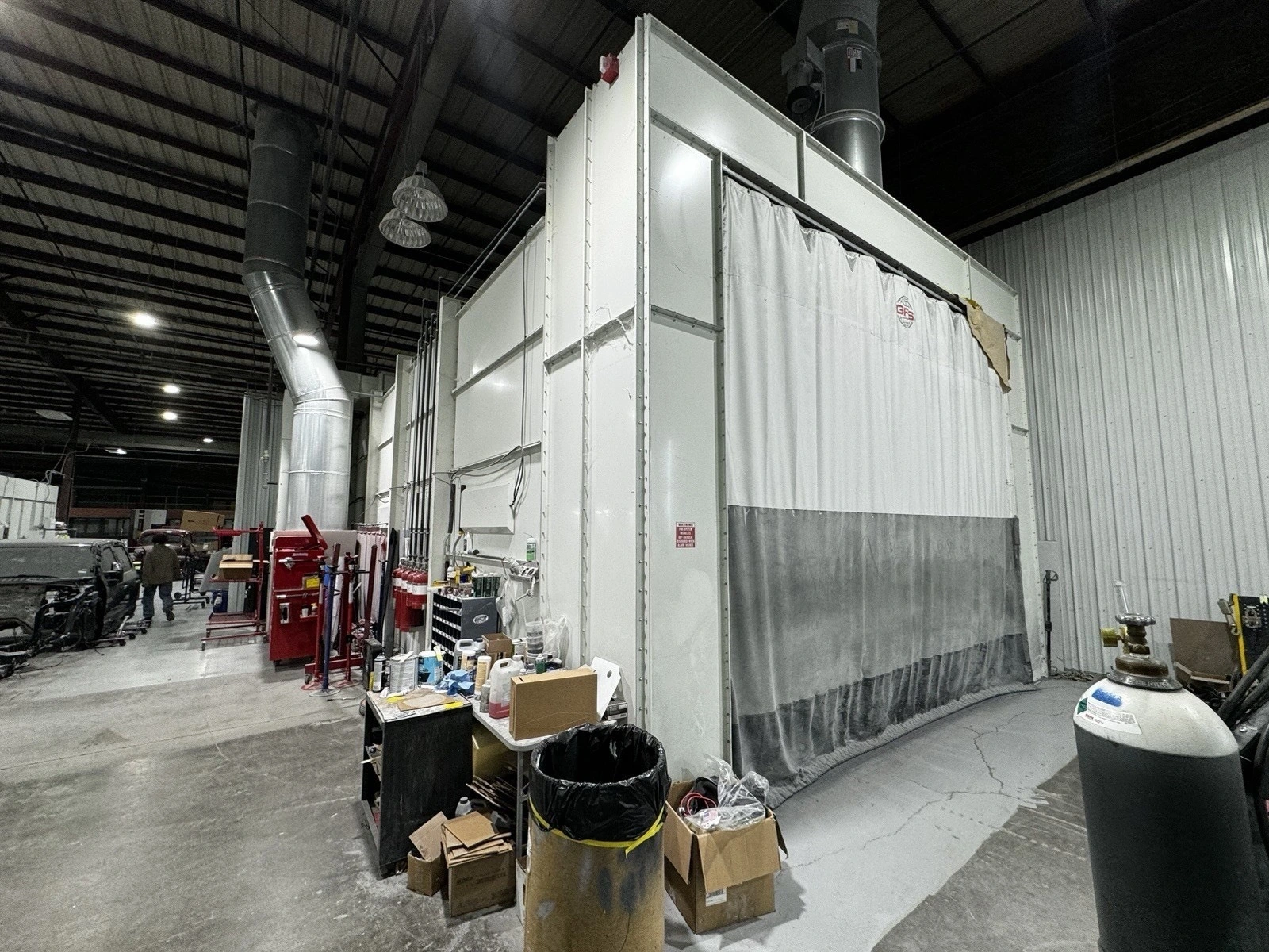 Used GLOBAL FINISHING SOLUTIONS Spray and Cure Curtain Booth Paint Systems & Equipment Including Powder Coating Lines Ohio US | MAVERICK UNLIMITED INC. #1271219