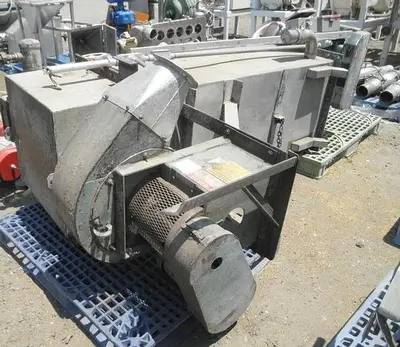 Dust Collector, Baghouse, 50 SF, Top Blower, Airlock, #S741228