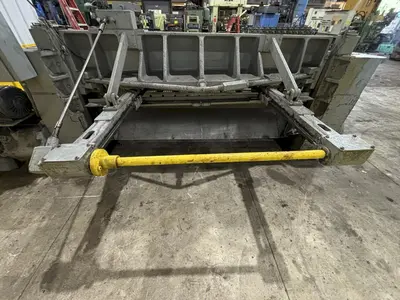 8' X 3/16" WYSONG MODEL #796 MECHANICAL POWER SQUARING SHEAR WITH BACK GAUGE: STOCK #23634
