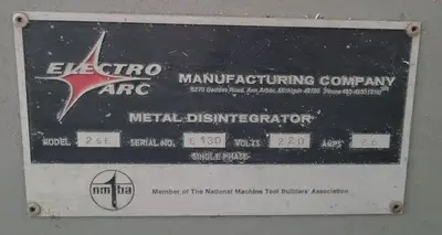 Used ELECTRO ARC 2SE Disintegrators Kentucky US | Aucto #1314454