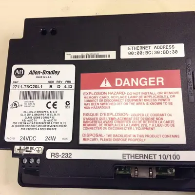 USED ALLEN BRADLEY 2711-T6C20L1 SER B