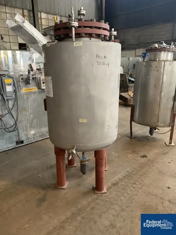 Used Gaspar 75 Gal Gaspar Tank, S/S Stainless Steel Tanks Ohio US | Federal Equipment Company #126315