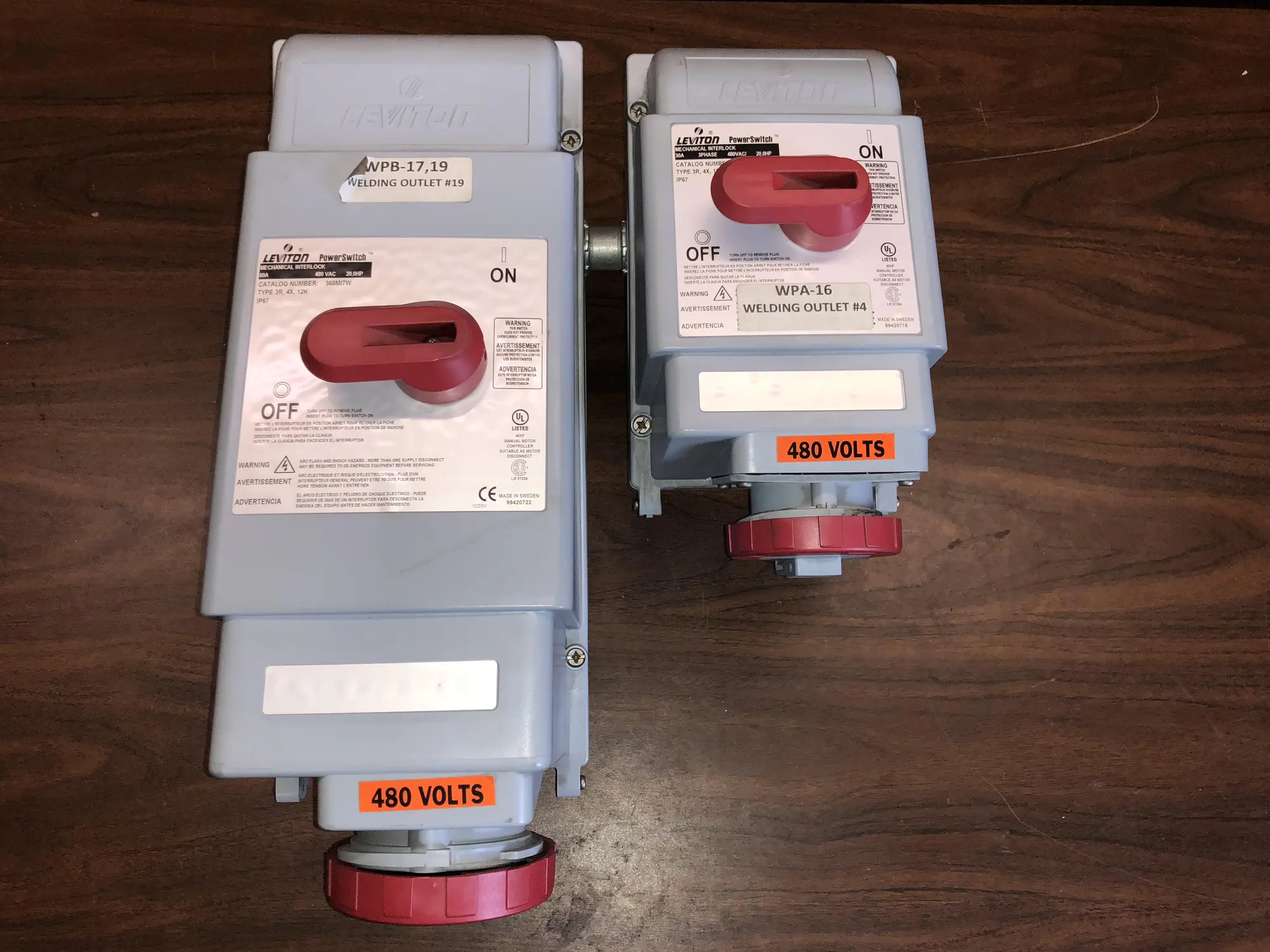 USED 2013 LEVITON 360M17W & 430M17W