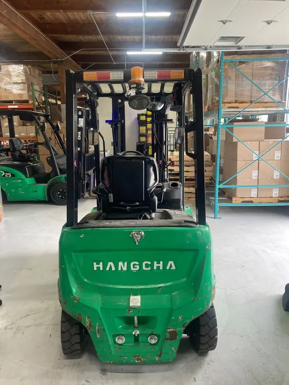Used 2021 HANGCHA CDP25 4-Wheel Sit down Electric Counterbalance Forklifts Illinois US | Aucto #1308665