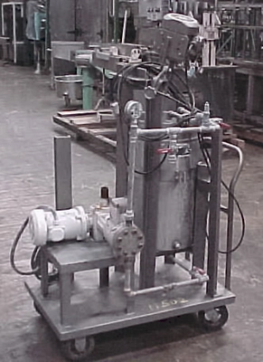 USED 15 GALLON MIXING TANK 15 GALLON