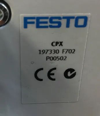 FESTO CPX-EPR-EV + 197330 / 195716 Manifold Chassis 5D