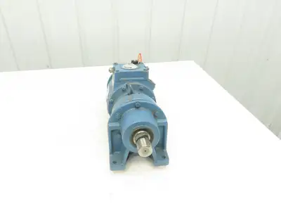 Nidec Shimpo RXC-750 Ringcone Inline Gearbox 0-18 RPM Adjustable Speed .75Hp 56C