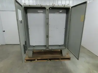 Hoffmann A-62H-60DLP 2-Door Free Standing Electrical Enclosure Box 62"x60"x12"