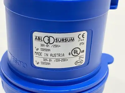 USED ABL SURSUM POWER CORD CONNECTOR 30A 250V