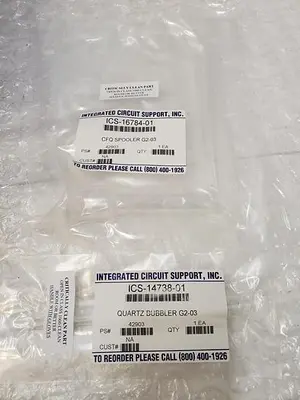 USED QUARTZ BUBBLER ICS 14728