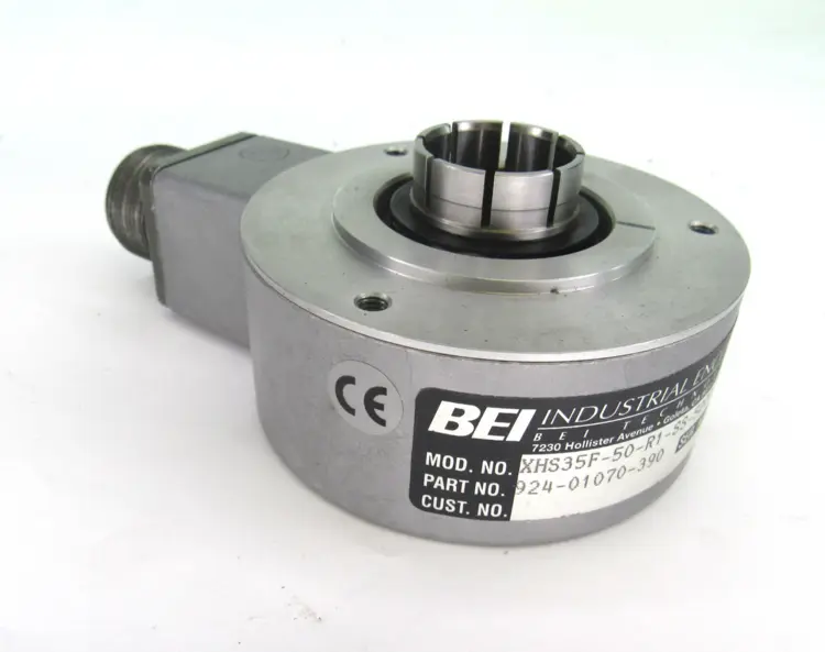 Used BEI INDUSTRIAL ENCODERS XHS35F-50-R1-SS-5000-ABZC-4469-SM18 Motion Controls | Industrial Parts R Us Inc. #366258