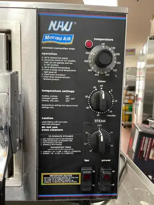 Used Nu-Vu Used NU-VU XO-1 Half-Size Stainless Countertop Convection Steam Oven 120v Steam Cooking Equipment Illinois US | Falcon Restaurant Supply #1375788