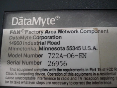Used DATAMYTE _UNKNOWN_ Test Equipment - Other | OCO Industrial #1627305