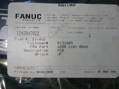 NEW FANUC A20B21010040