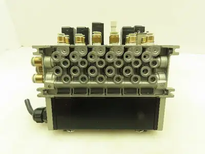 SMC VV5FS2 Plug-In 6-Station Manifold Control Unit VFS2000 Solenoid Valve Bank