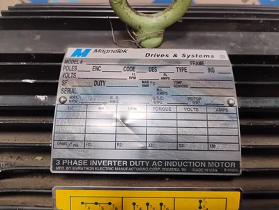 Magnetek 6H184THTL7726EE A.C. Motors | ESS Industrial Equipment Sales (6)