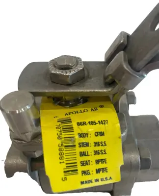 NEW APOLLO 86R-105-1427 STAINLESS STEEL VALVE 86R1051427