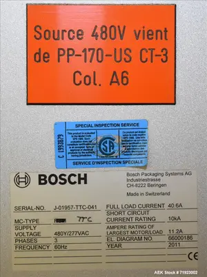 Used BOSCH TTF Cartoner Trisealer - Triseal Carton Former Illinois US | Aaron Equipment #86999