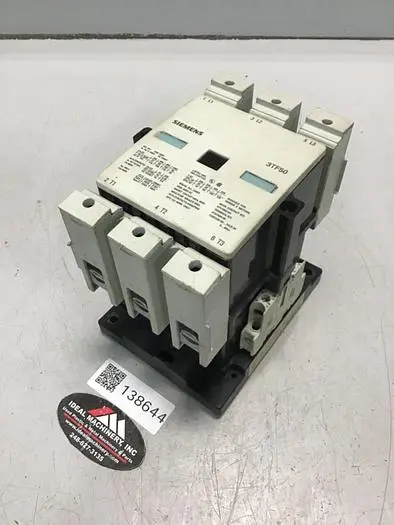 Used SIEMENS 3TF50 PLC Contactors Michigan US | Ideal Machinery #1142270