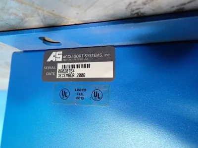 NEW 2006 ACCUSORT SYSTEMS INC 5800